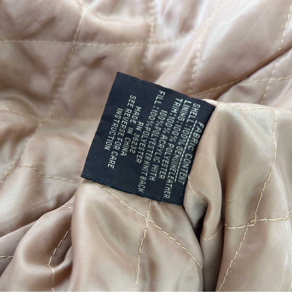 Penny Lane (Giacca) Vintage Leather Coat with Faux Fur Trim - Picture 3 of 10